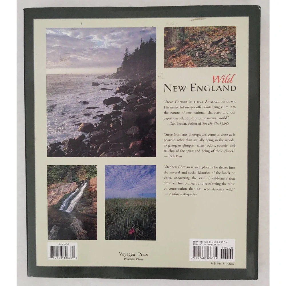 Wild New England: A Celebration Of Our Region's Natural Beauty - Stephen Gorman